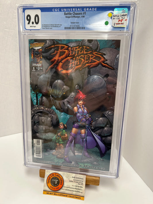Battle Chasers #1 (White Pages) {CGC 9.0}