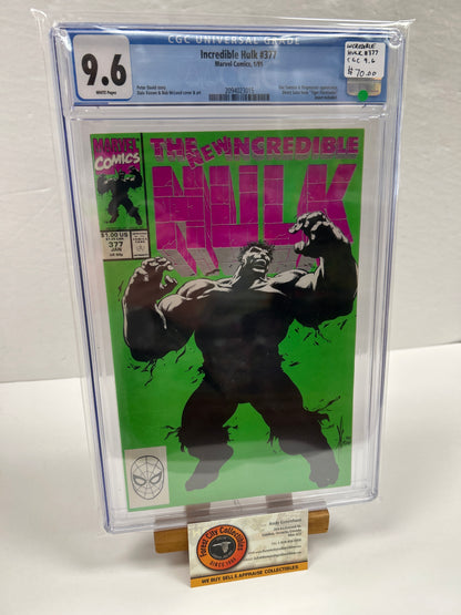 incredible Hulk #377 {CGC 9.6}