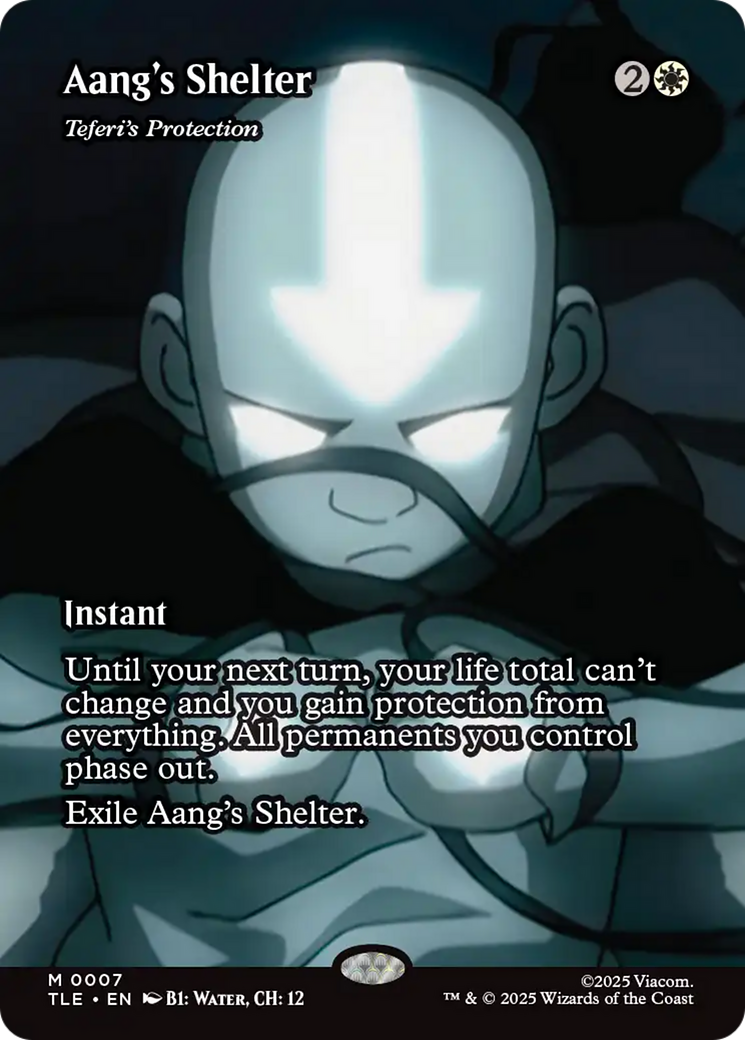 Aang's Shelter - Teferi's Protection (Borderless) [Avatar: The Last Airbender: Eternal-Legal] - Foil