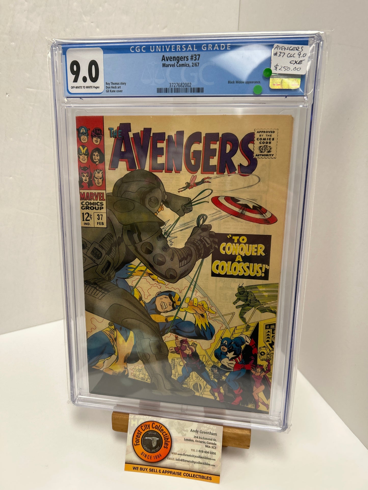 Avengers #37 (Off-White to White Pages) {CGC 9.0}