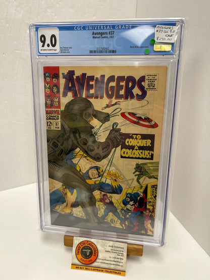 Avengers #37 (Off-White to White Pages) {CGC 9.0}