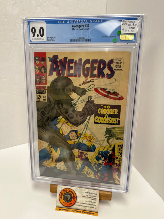 Avengers #37 (Off-White to White Pages) {CGC 9.0}