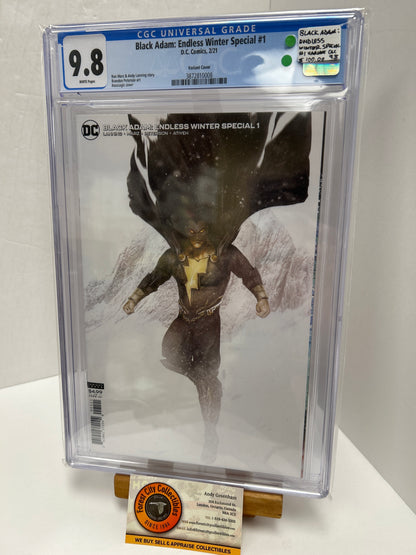 Black Adam: Endless Winter Special #1(White Pages) {CGC 9.8}