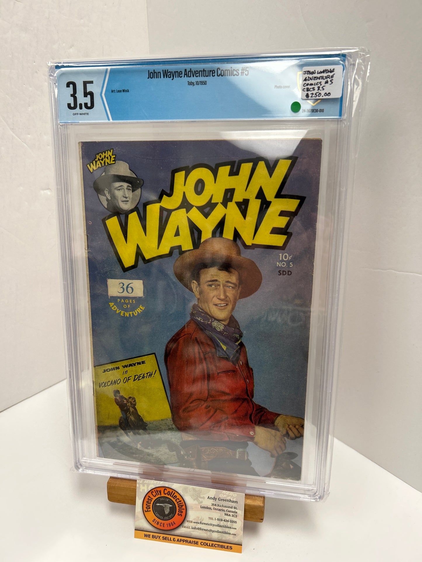 John Wayne Adventure Comics #5 (OFF-White) {CBCS 3.5}
