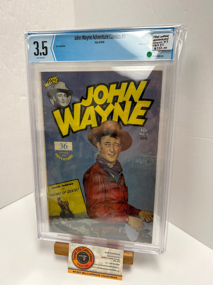 John Wayne Adventure Comics #5 (OFF-White) {CBCS 3.5}