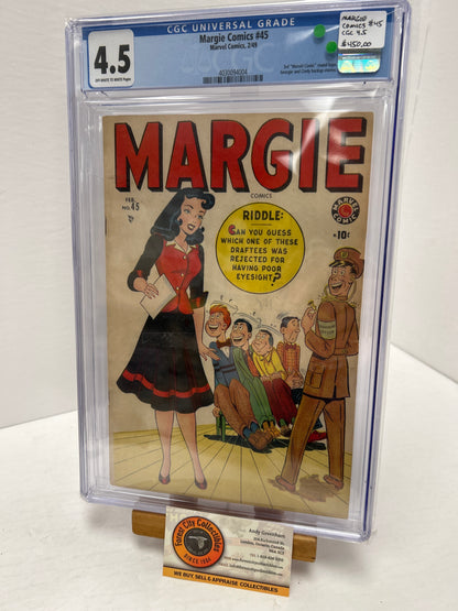 Margie Comics #54 (OFF-White to White Pages) {CGC 4.5}