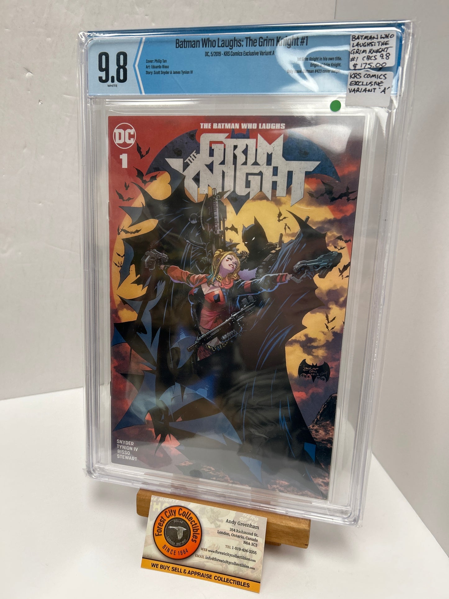 Batman Who laughs: The Grim Knight #1 (White Pages) {CBCS 9.8}