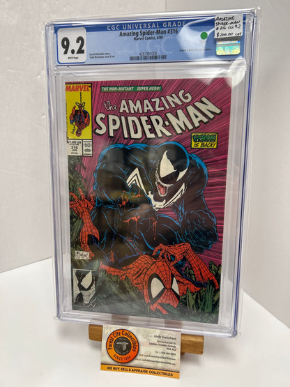 Amazing Spider-man #316 (White Pages) {CGC 9.2}