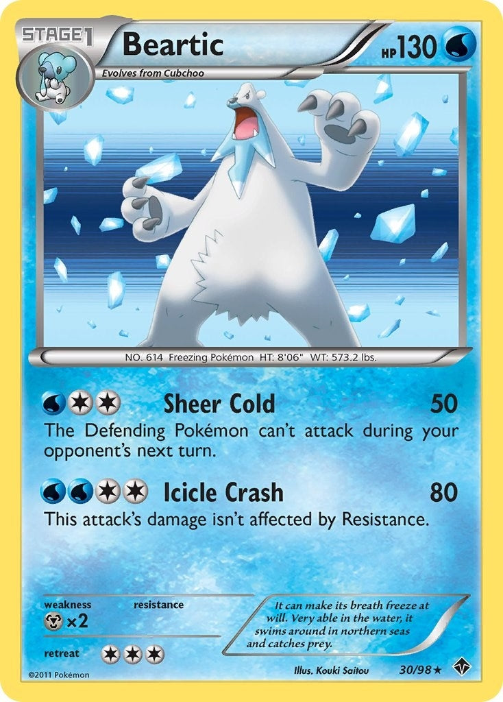 Image for Beartic (30) (30/98) (EPO) - Pokemon