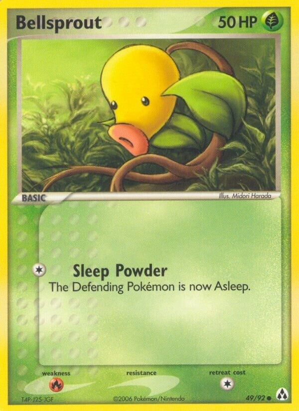 Image for Bellsprout (49/92) (LM) - Pokemon