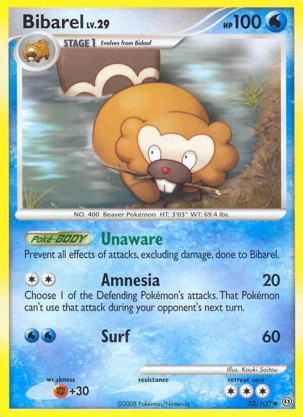 Image for Bibarel (32/100) (SF) - Pokemon