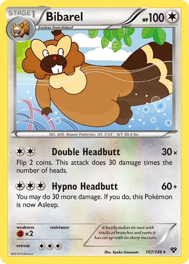 Image for Bibarel (107/146) (XY) - Pokemon