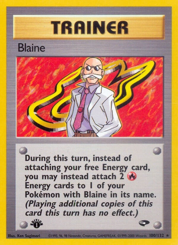 Image for Blaine (100) (100/132) (G2) - Pokemon
