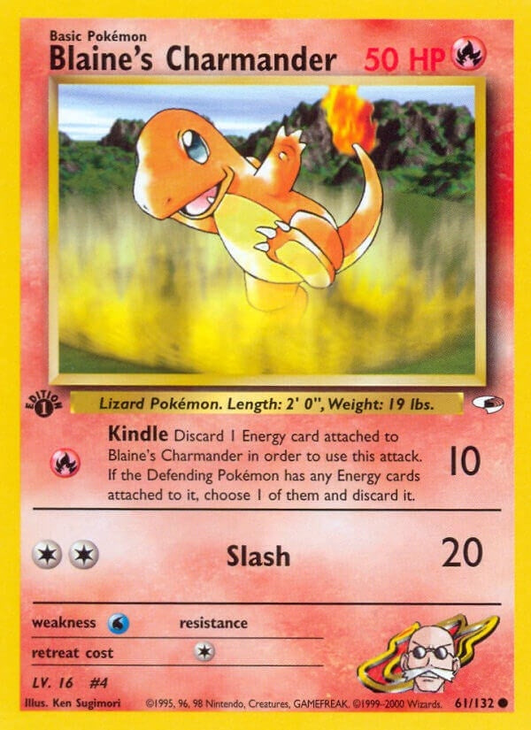 Image for Blaine's Charmander (061/132) (G1) - Pokemon