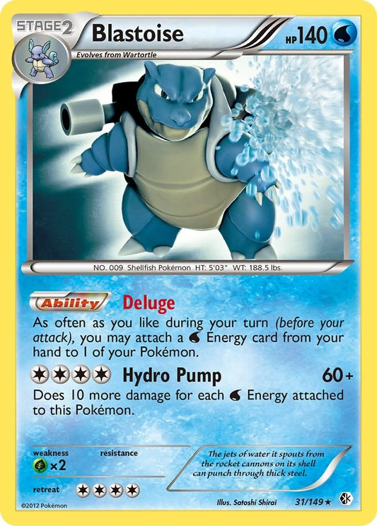Image for Blastoise (31/149) (BCR) - Pokemon