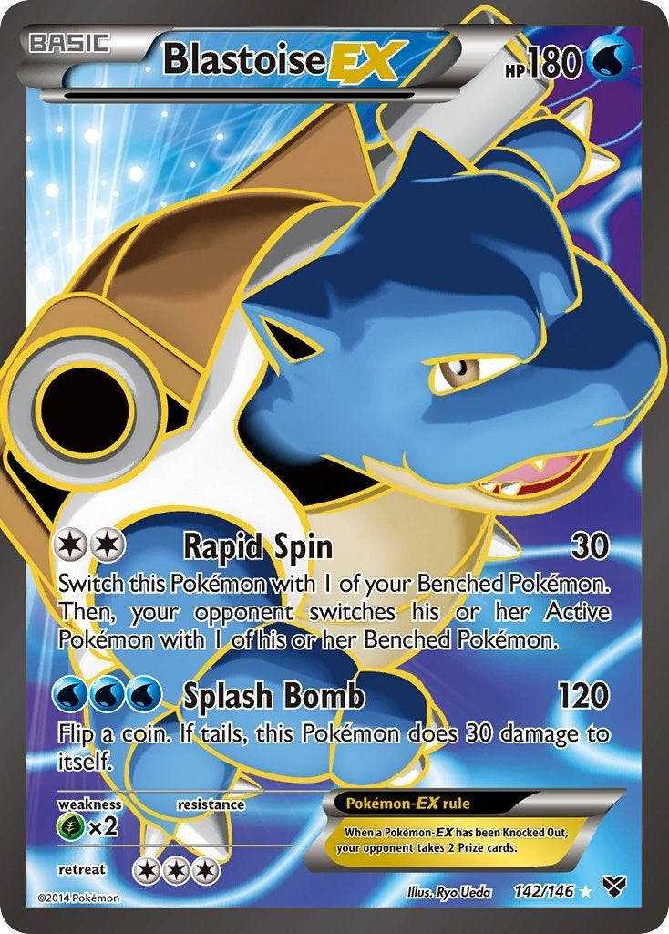 Image for Blastoise EX (142 Full Art) (142/146) (XY) - Pokemon