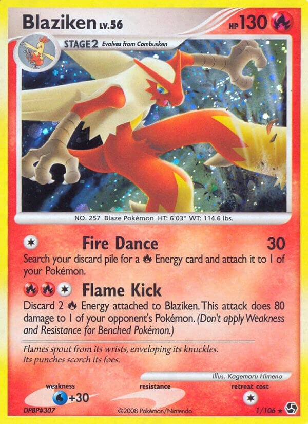 Image for Blaziken (1/106) (GE) - Pokemon