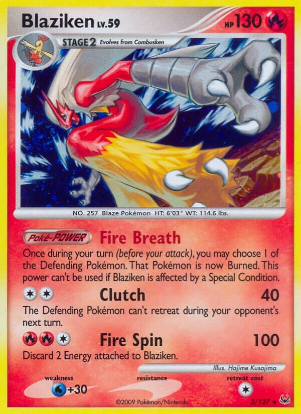 Image for Blaziken (3/127) (PL) - Pokemon