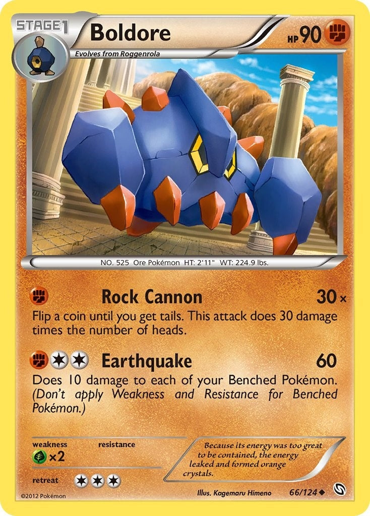 Image for Boldore (66/124) (DRX) - Pokemon