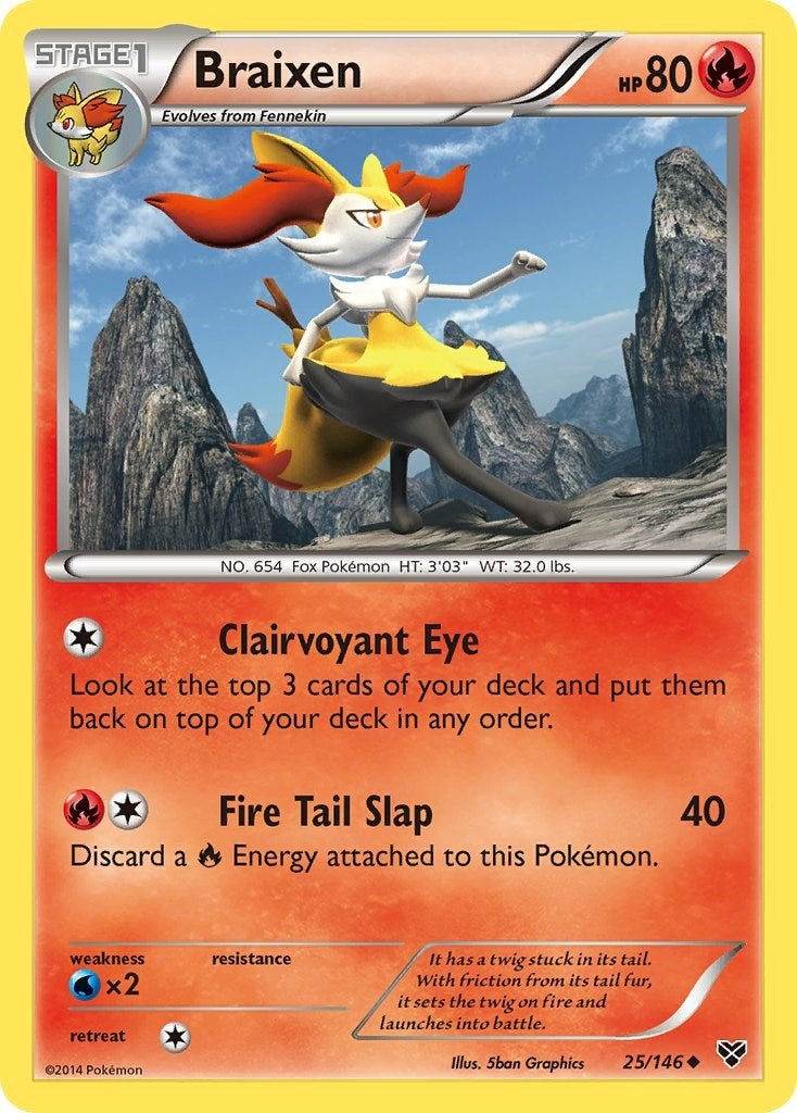 Image for Braixen (25/146) (XY) - Pokemon