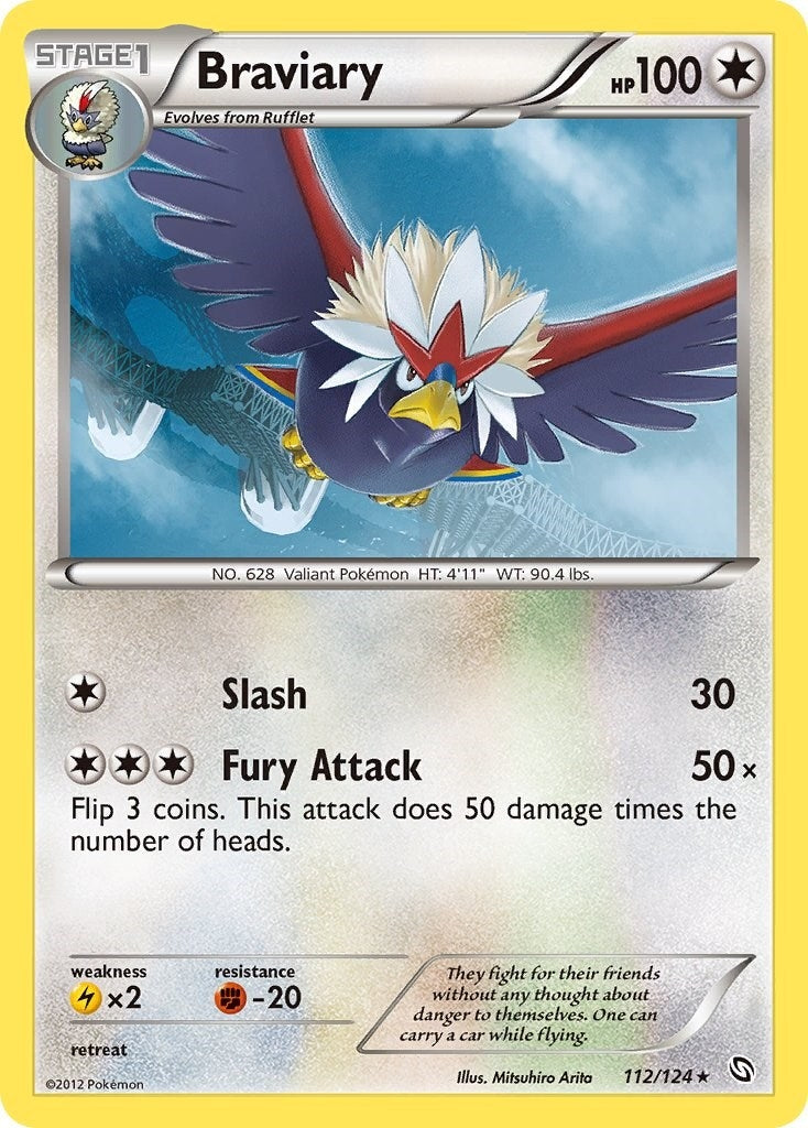 Image for Braviary (112/124) (DRX) - Pokemon