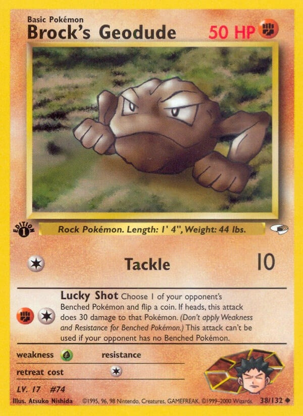 Image for Brock's Geodude (38) (038/132) (G1) - Pokemon
