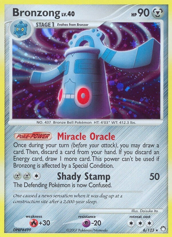 Image for Bronzong (6/123) (MT) - Pokemon