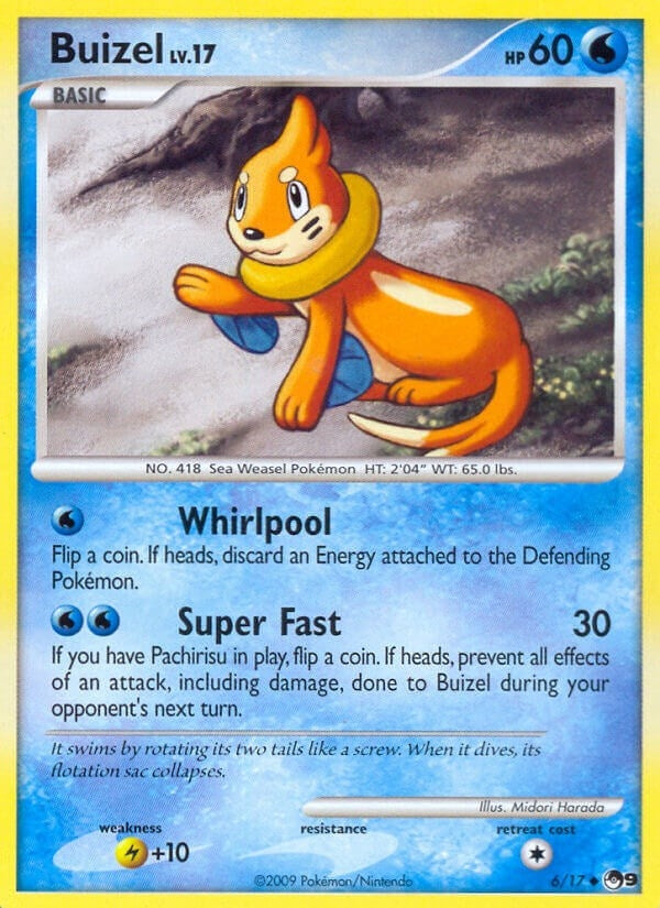 Image for Buizel (006/017) (POP) - Pokemon