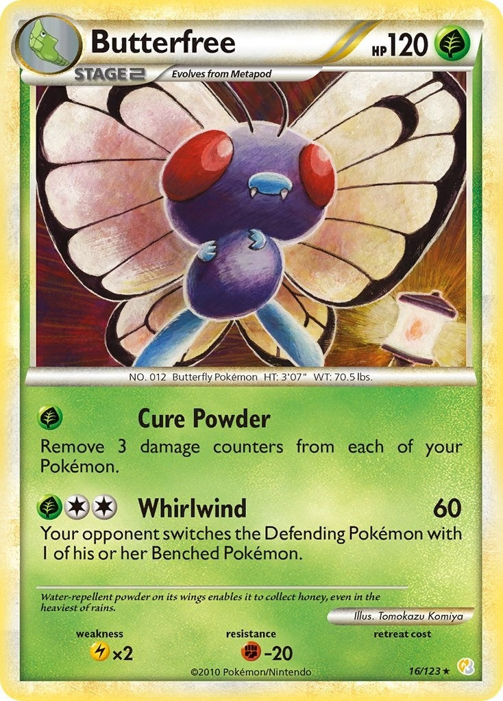 Image for Butterfree (16/123) (HS) - Pokemon
