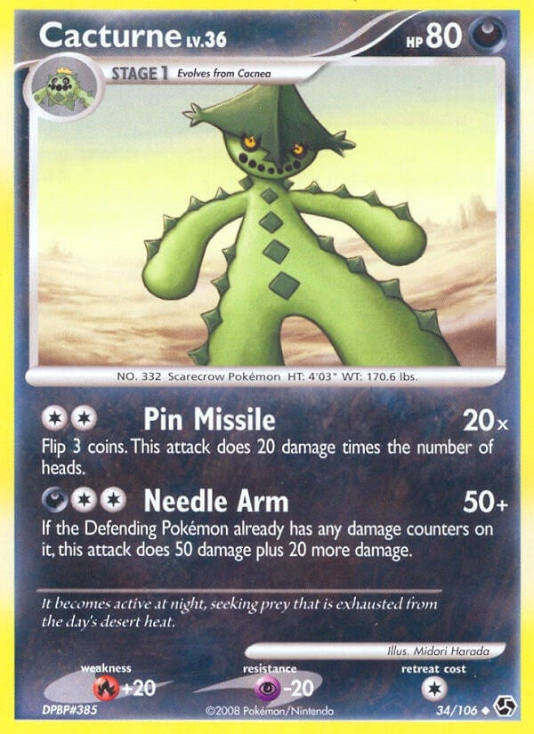 Image for Cacturne (34/106) (GE) - Pokemon