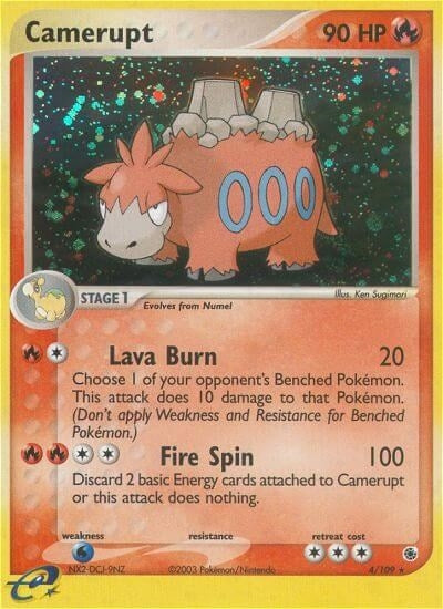 Image for Camerupt (4/109) (RS) - Pokemon