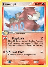 Image for Camerupt (36/110) (HP) - Pokemon