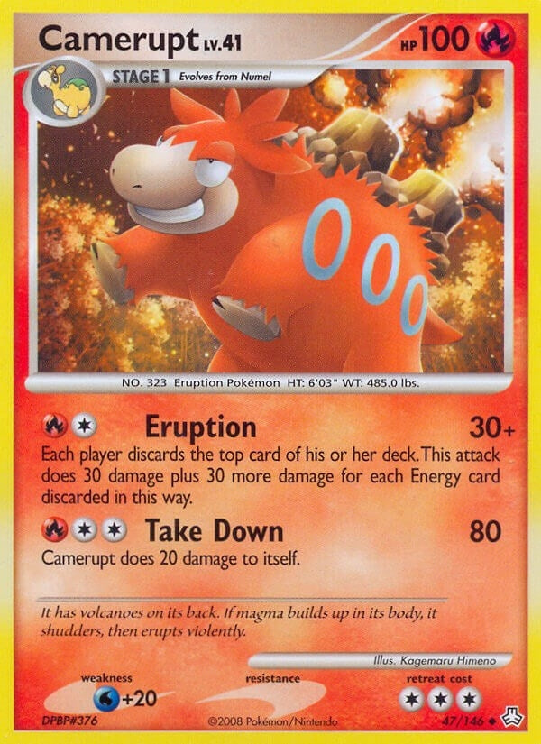Image for Camerupt (47/146) (LA) - Pokemon