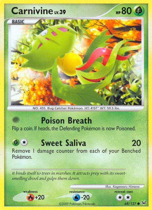Image for Carnivine (68) (68/127) (PL) - Pokemon