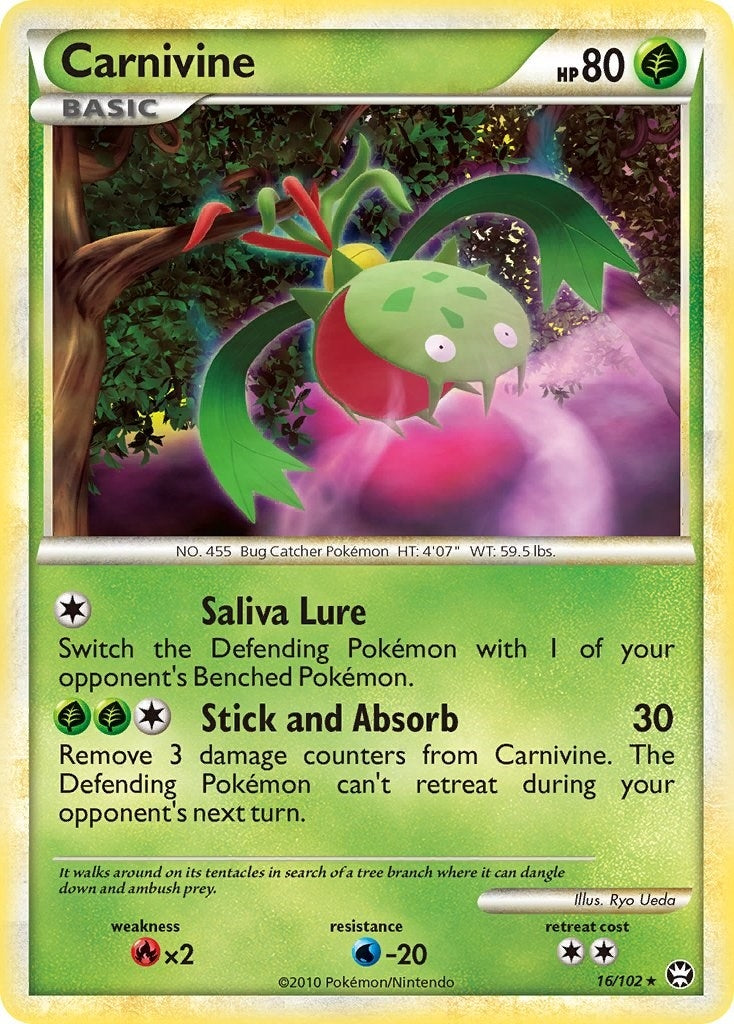 Image for Carnivine (16/102) (TM) - Pokemon