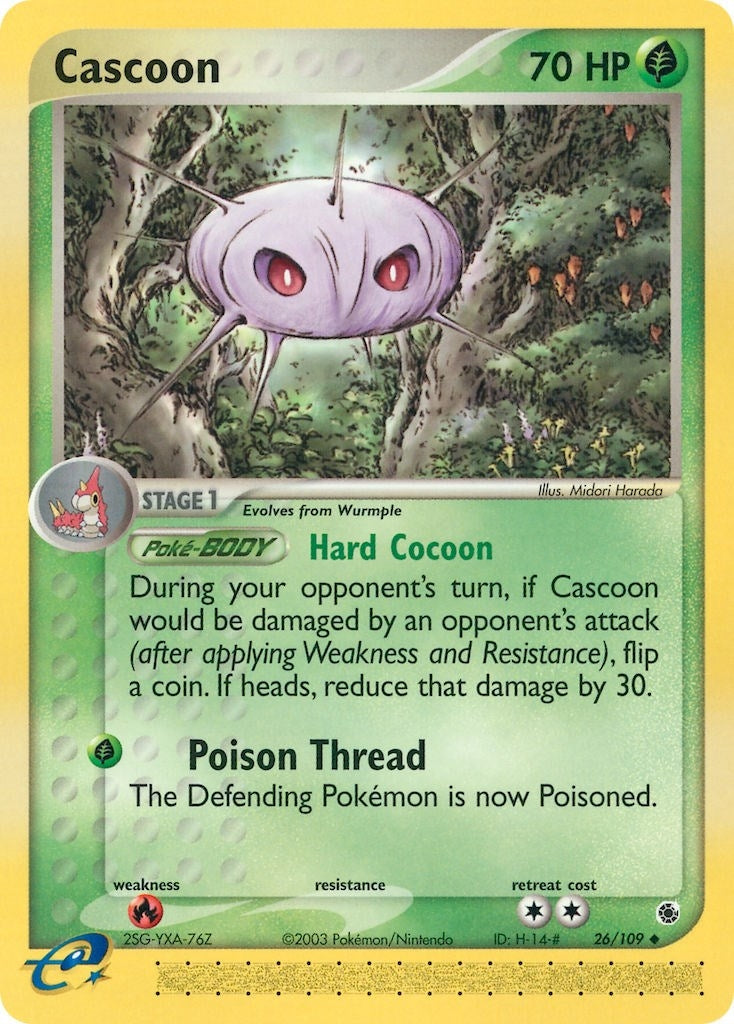 Image for Cascoon (26/109) (RS) - Pokemon