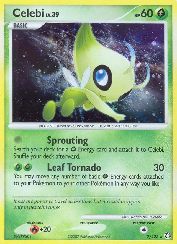 Image for Celebi (7/123) (MT) - Pokemon