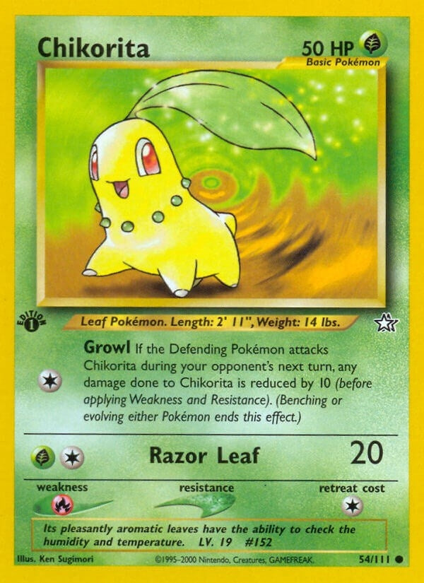 Image for Chikorita (54) (054/111) (N1) - Pokemon