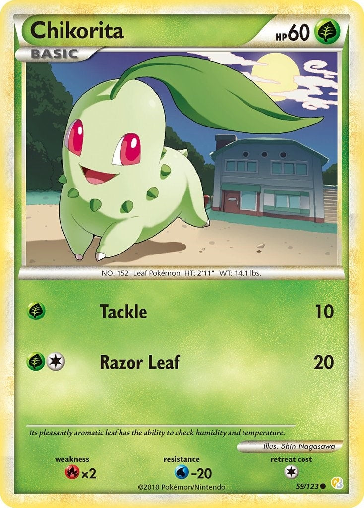Image for Chikorita (59/123) (HS) - Pokemon