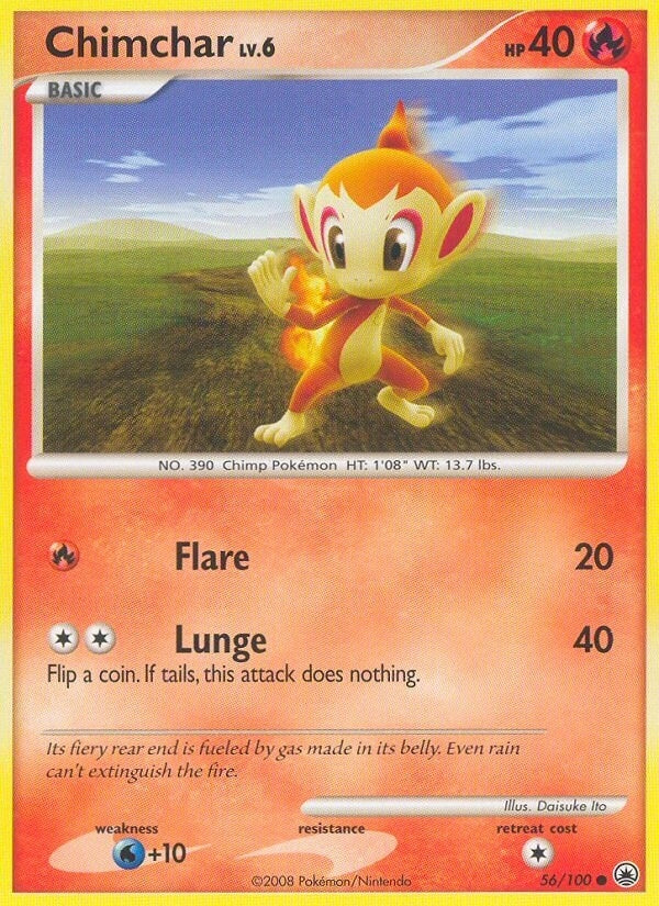 Image for Chimchar (56) (56/100) (MD) - Pokemon