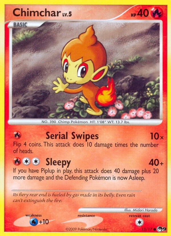 Image for Chimchar (013/017) (POP) - Pokemon