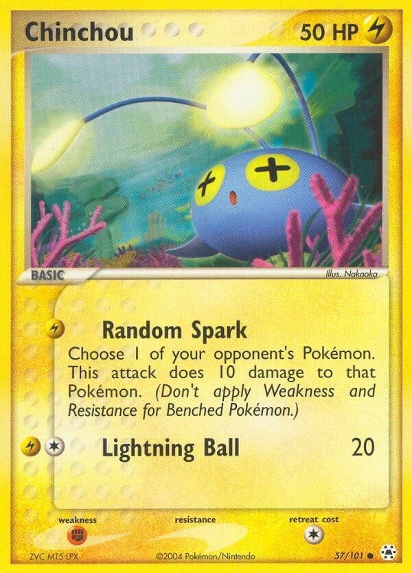 Image for Chinchou (57/101) (HL) - Pokemon