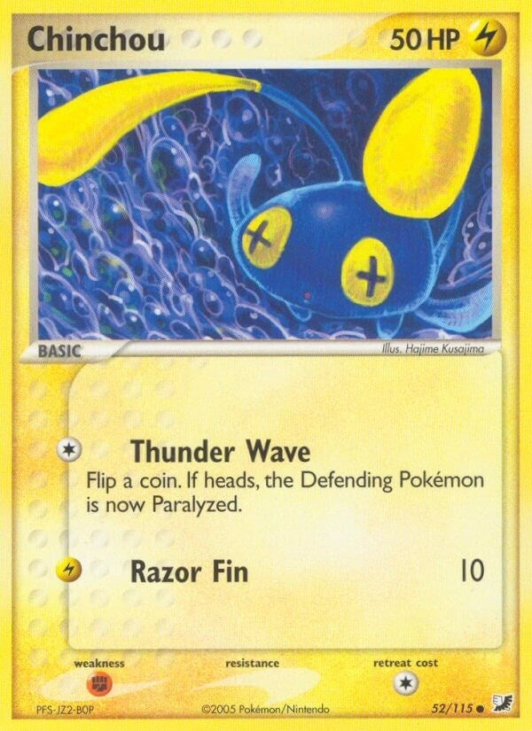 Image for Chinchou (52/115) (UF) - Pokemon