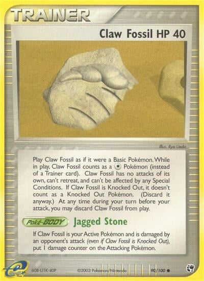 Image for Claw Fossil (90/100) (SS) - Pokemon