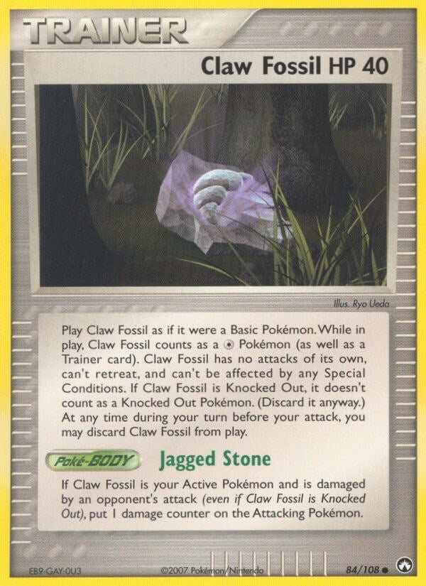 Image for Claw Fossil (84/108) (PK) - Pokemon