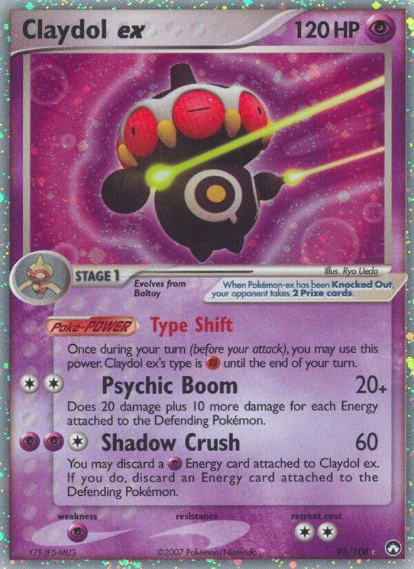 Image for Claydol ex (93/108) (PK) - Pokemon