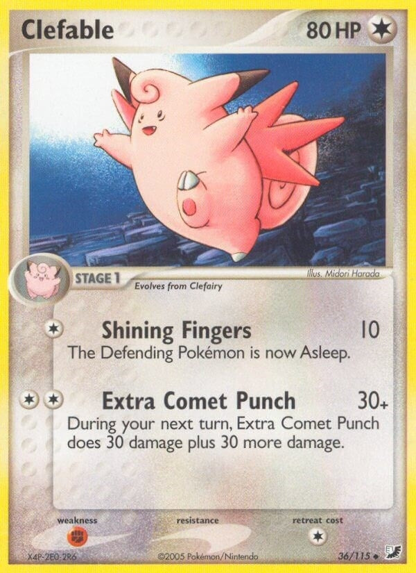Image for Clefable (36/115) (UF) - Pokemon