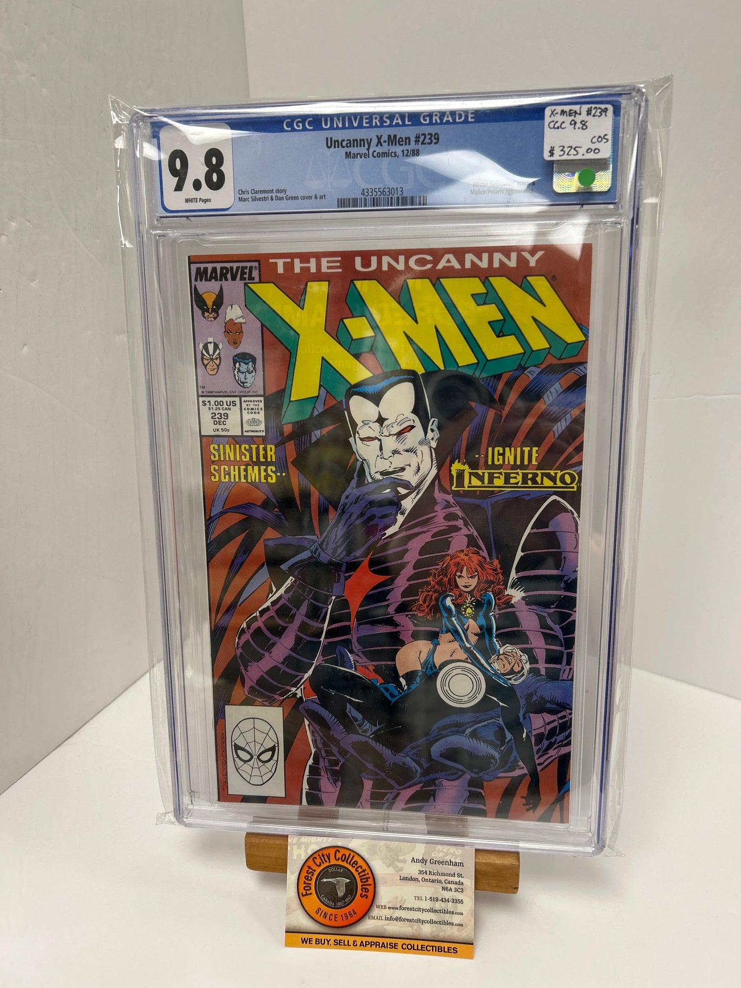 Uncanny X-Men #239 (White Pages) {CGC 9.8}