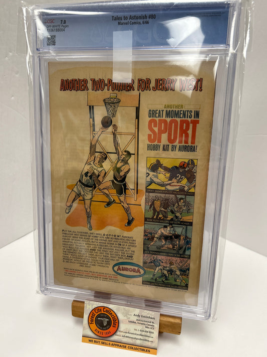 Tales to Astonish #80 (OFF-White Pages) {CGC 7.0}