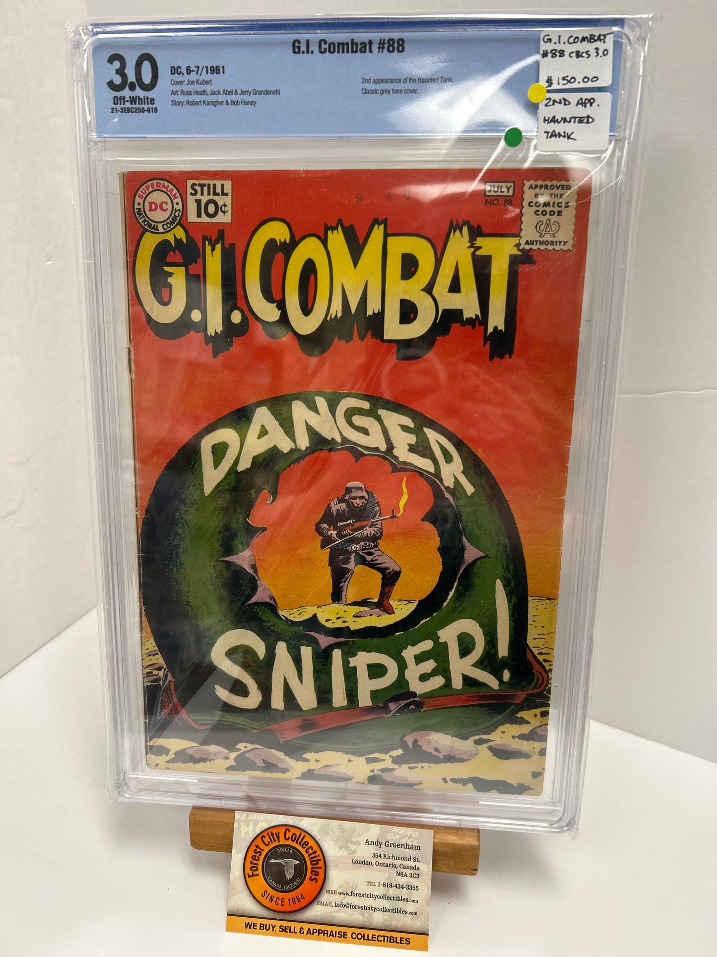 G.I. Combat #88 (Off-White) {CBCS 3.0}